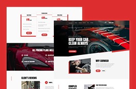 Car Wash - Cars Website Template
